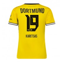 Zenski Nogometni Dres Borussia Dortmund Konstantinos Karetsas #19 Domaci 2026-27 Kratak Rukav